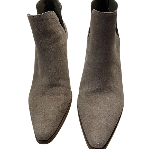 Vince Camuto Women's Beige Suede Ankle Boots - Picture 8 of 9